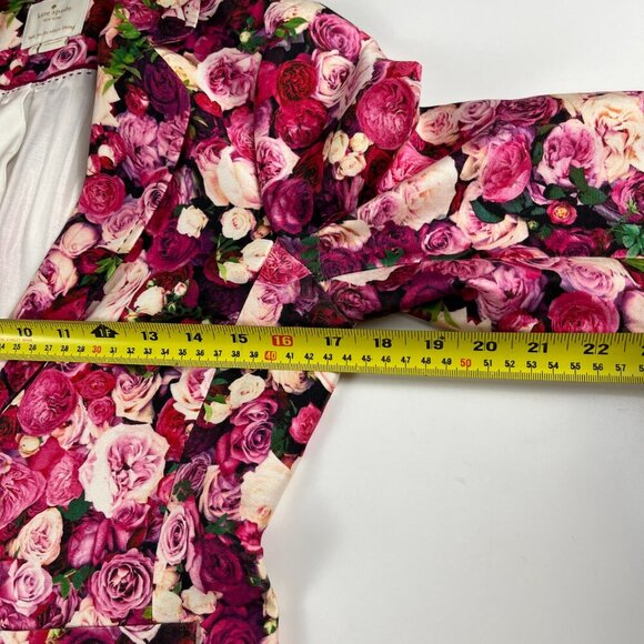 kate spade Floral Blazer in Red and Pink - Picture 8 of 10